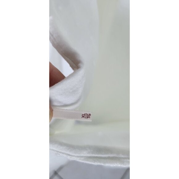 Free People Womens Apricot Rose Mini Dress Puff Sleeve Eyelet White Size XLarge - Picture 8 of 14